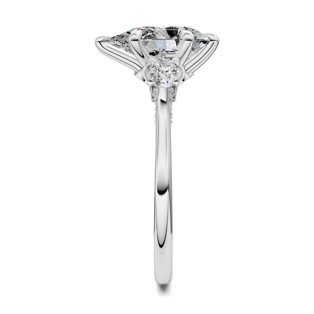 Lesley Nature Three Stone Ring
