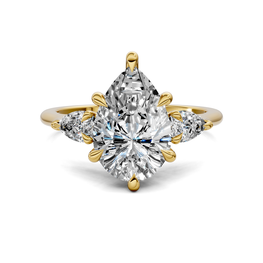 Lesley Nature Three Stone Ring