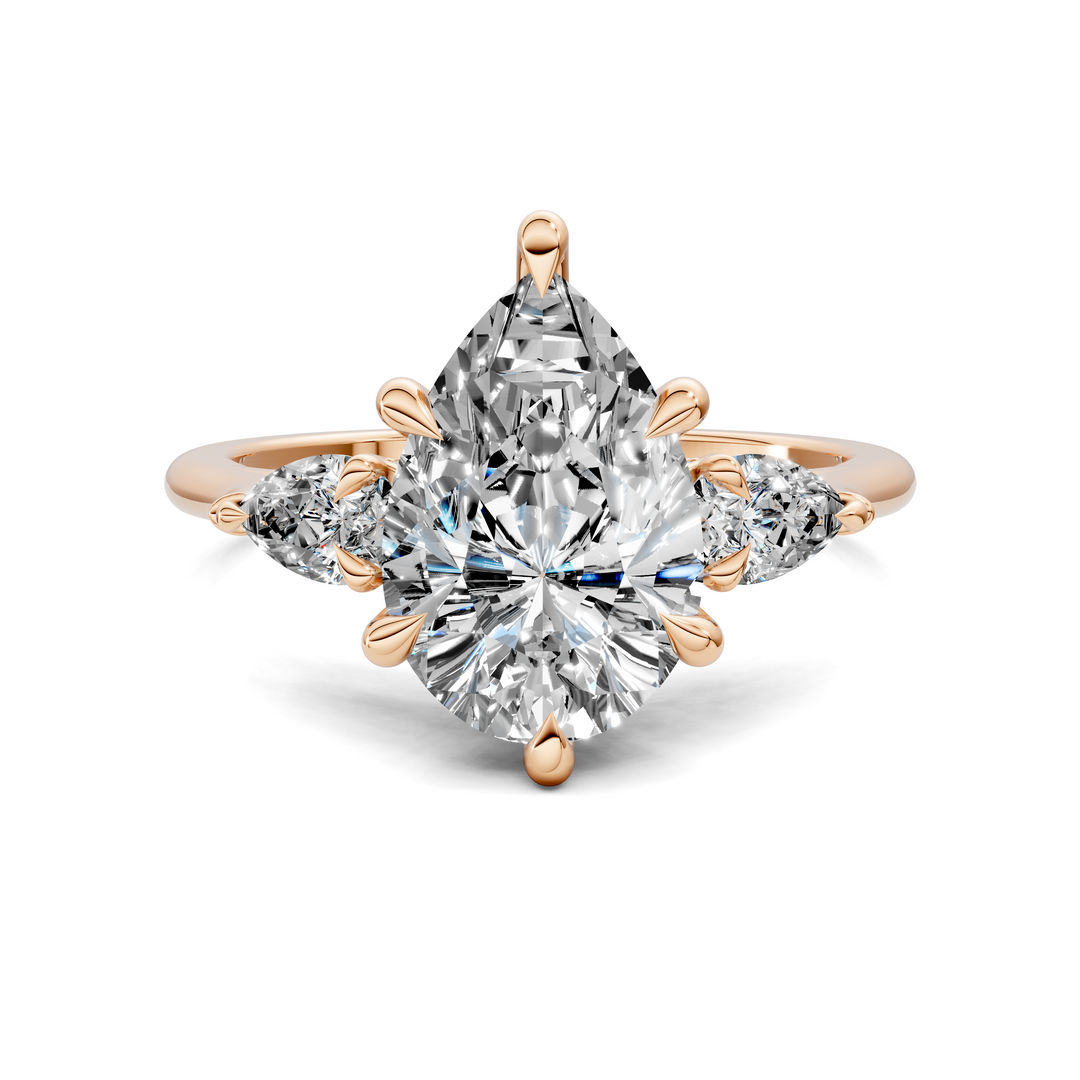Lesley Nature Three Stone Ring