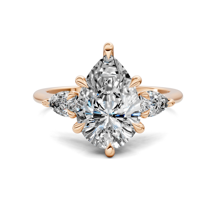 Lesley Nature Three Stone Ring