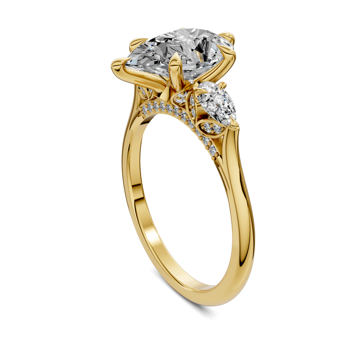 Lesley Nature Three Stone Ring