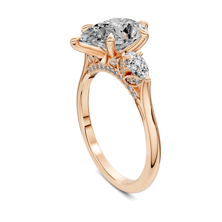 Lesley Nature Three Stone Ring