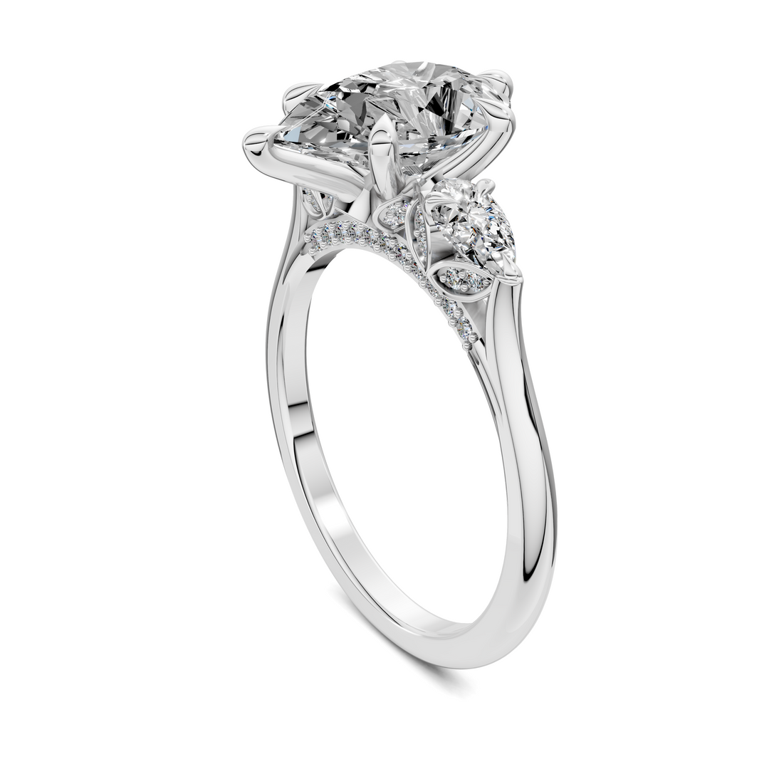 Lesley Nature Three Stone Ring