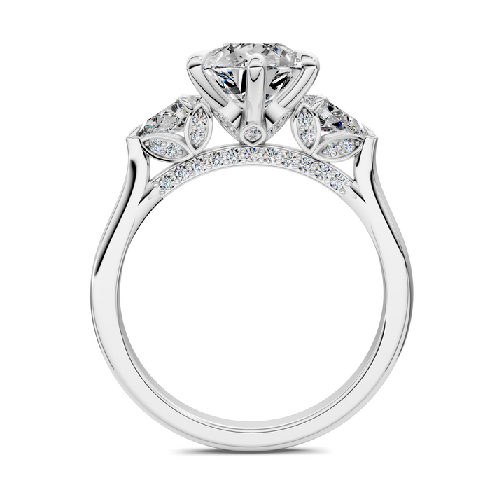 Lesley Nature Three Stone Ring