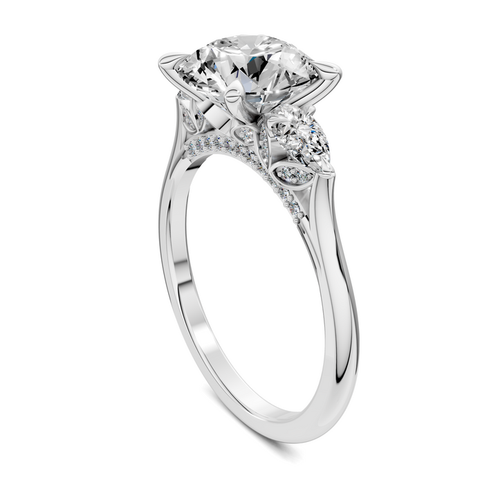 Lesley Nature Three Stone Ring