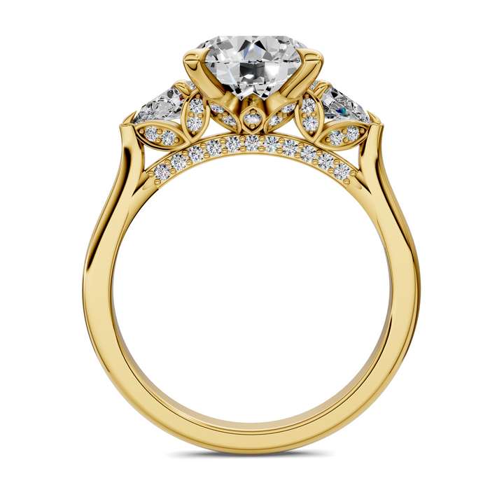 Lesley Nature Three Stone Ring