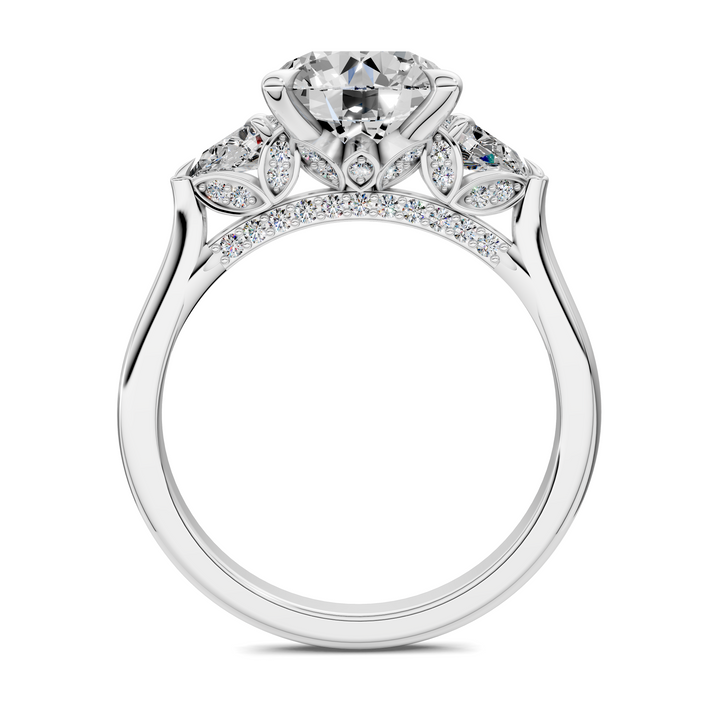 Lesley Nature Three Stone Ring