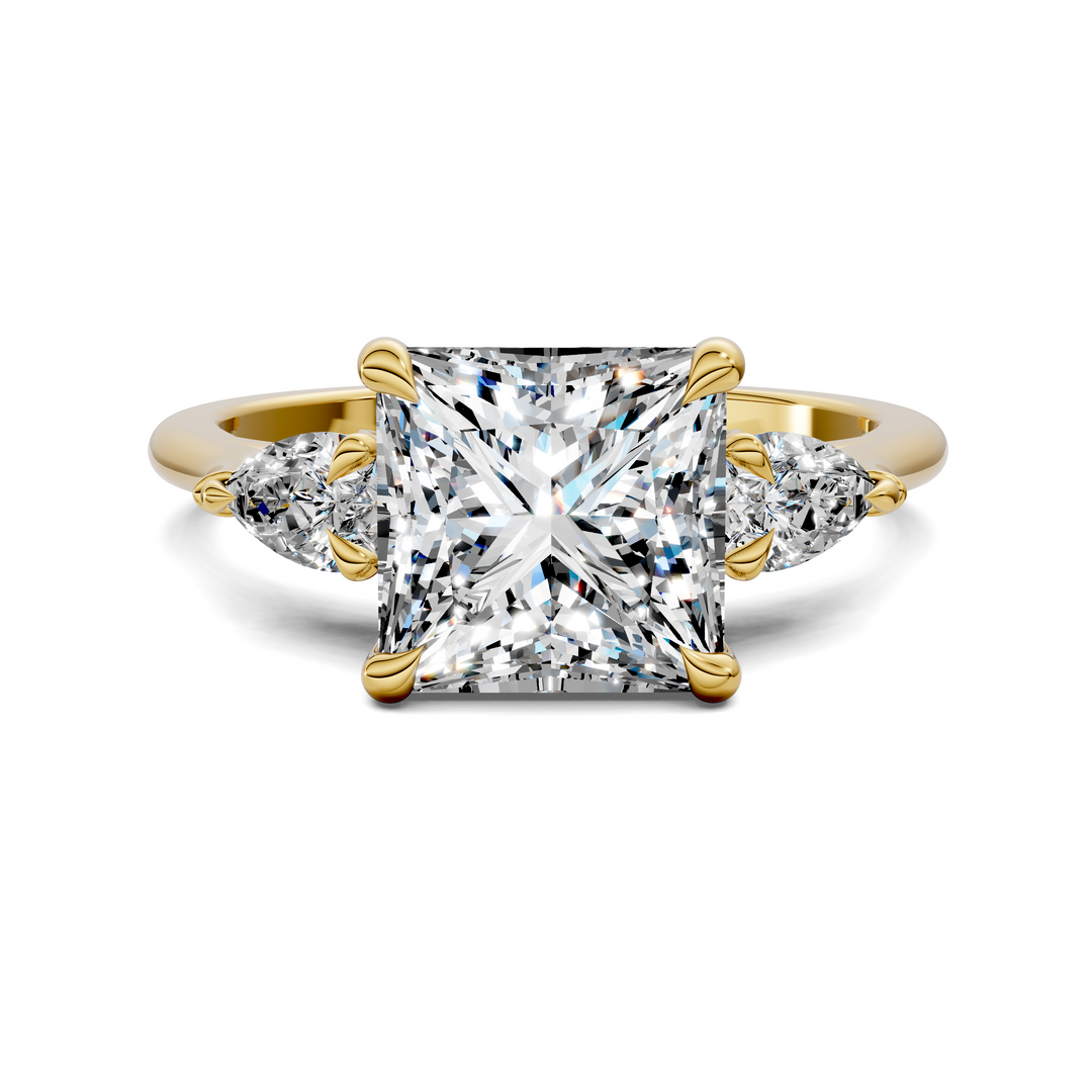Lesley Nature Three Stone Ring Setting