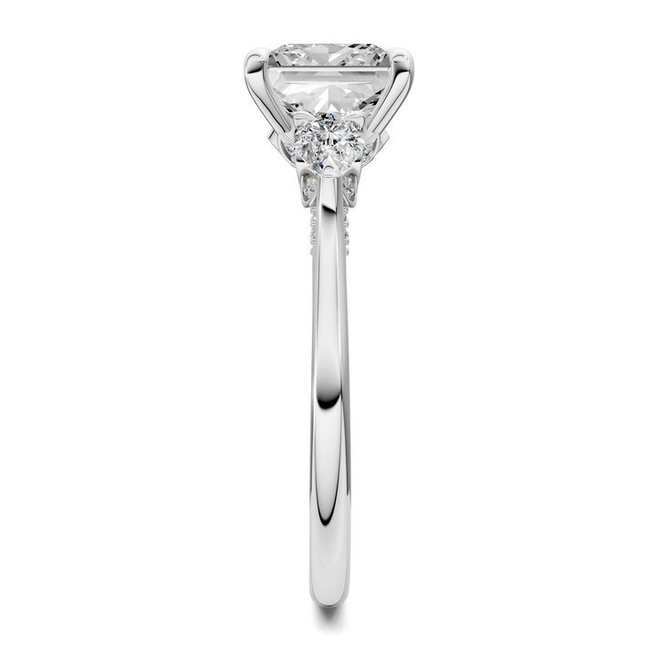 Lesley Nature Three Stone Ring Setting