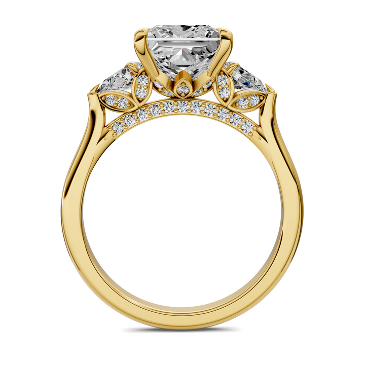 Lesley Nature Three Stone Ring