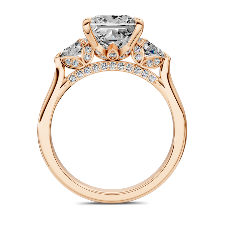 Lesley Nature Three Stone Ring