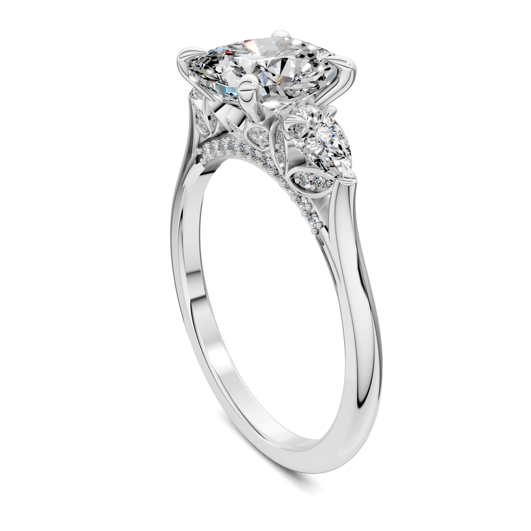 Lesley Nature Three Stone Ring