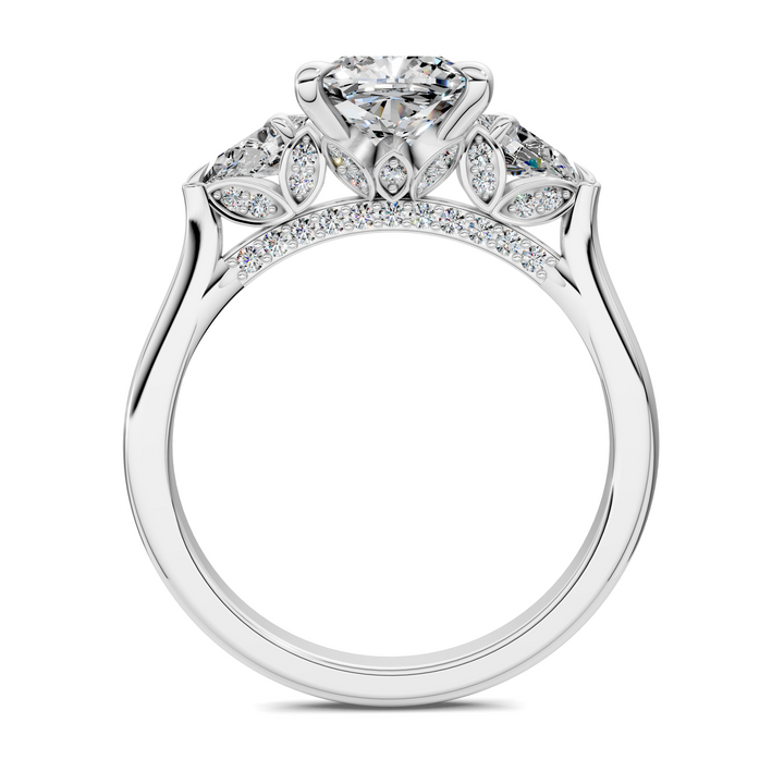 Lesley Nature Three Stone Ring