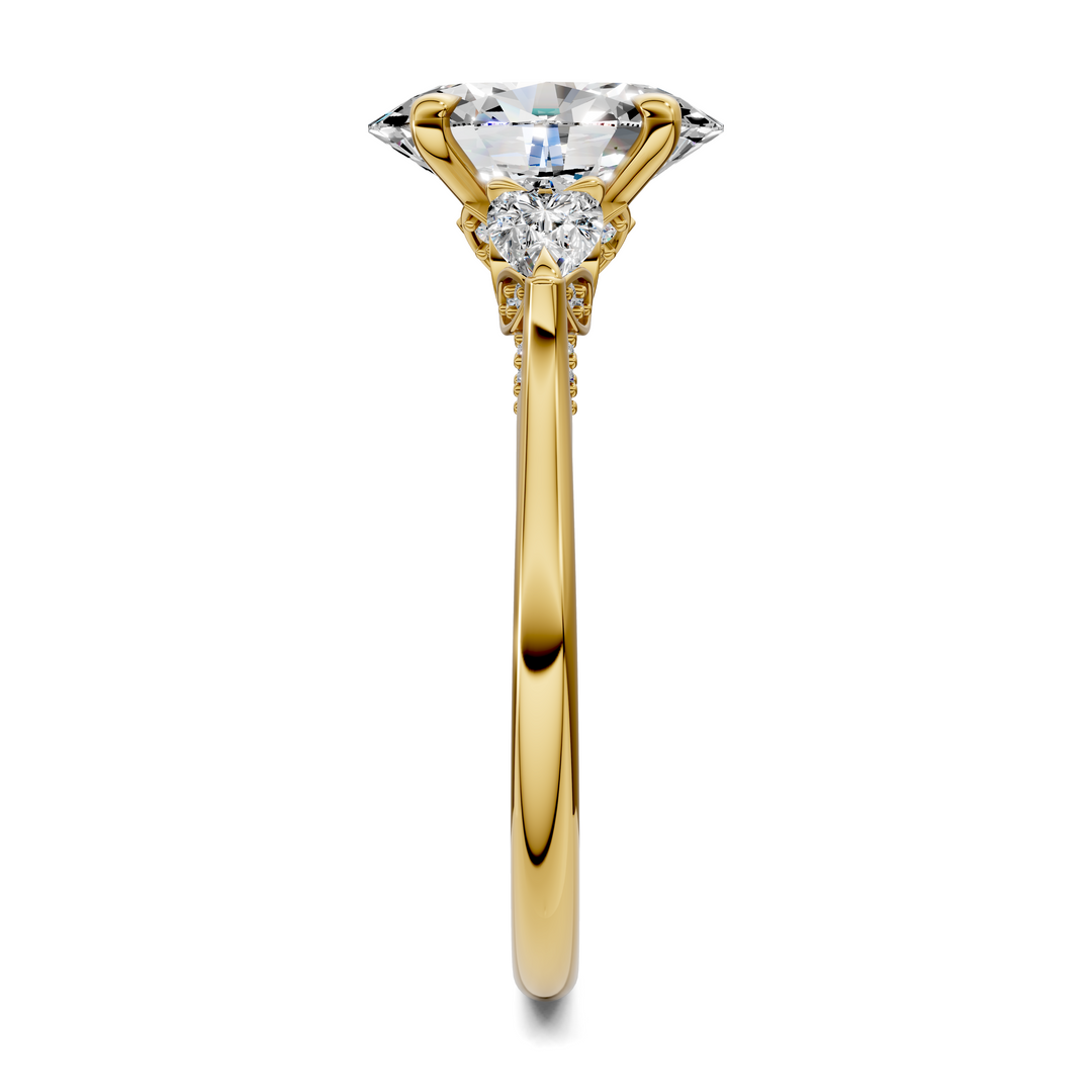 Lesley Nature Three Stone Ring