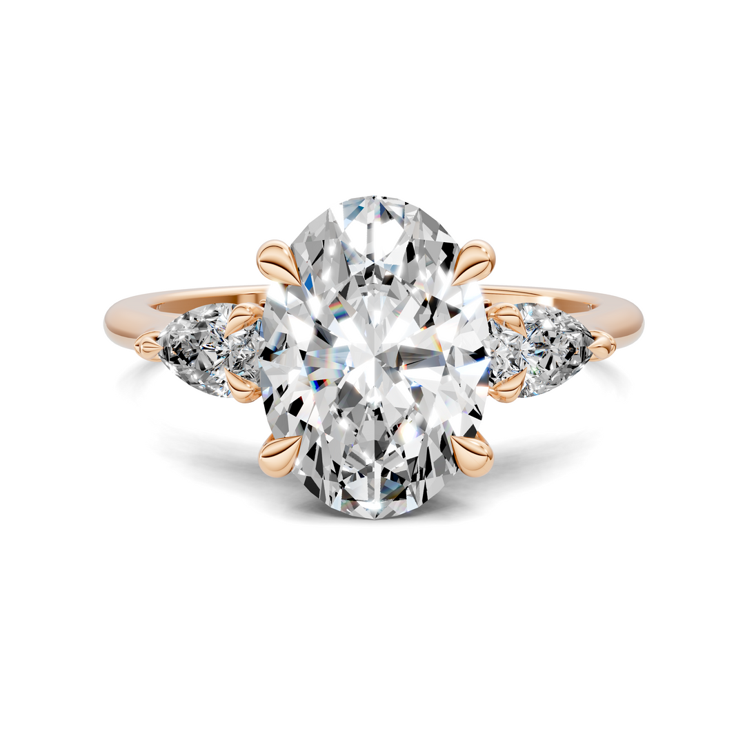 Lesley Nature Three Stone Ring