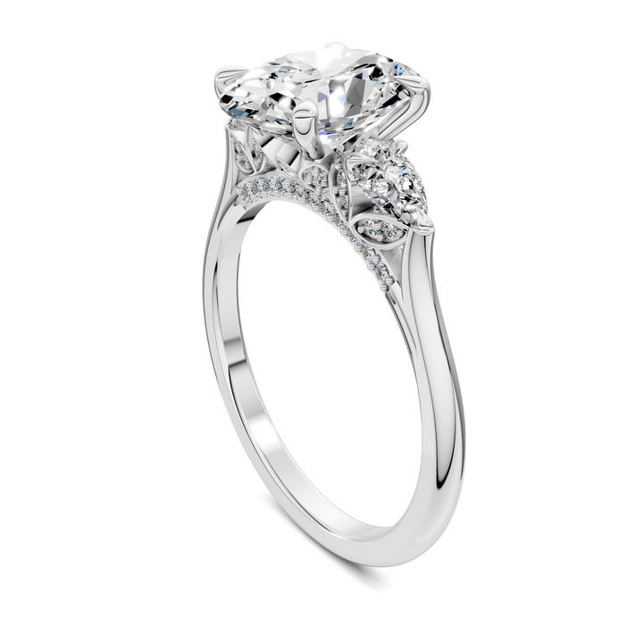 Lesley Nature Three Stone Ring