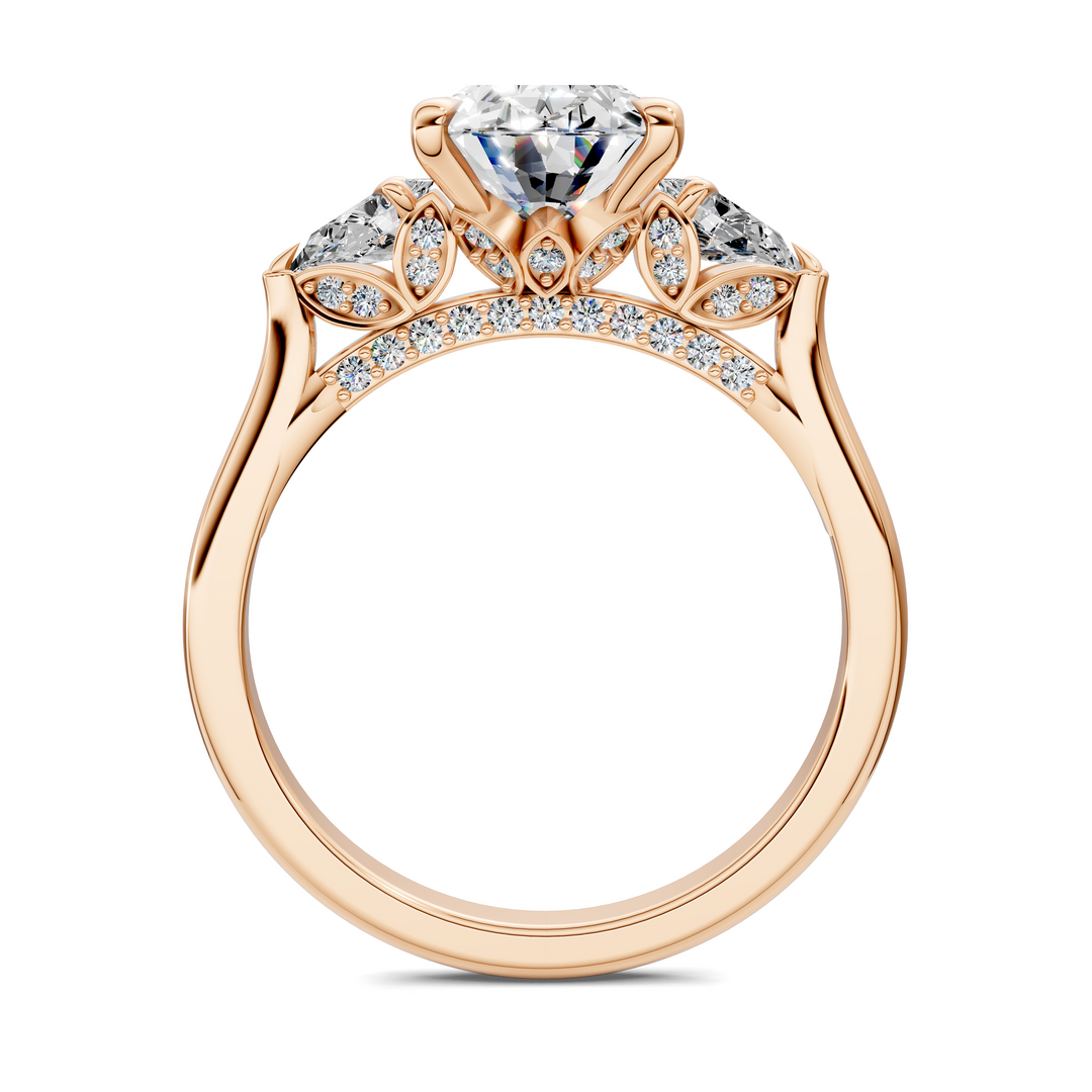 Lesley Nature Three Stone Ring