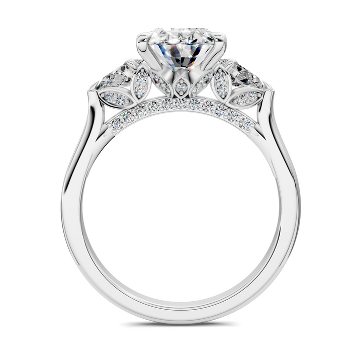 Lesley Nature Three Stone Ring