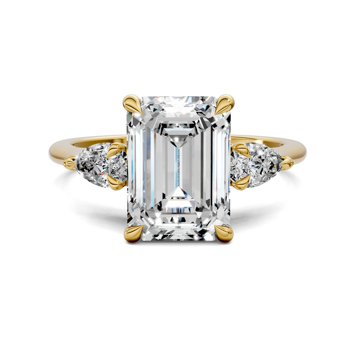 Lesley Nature Three Stone Ring Setting