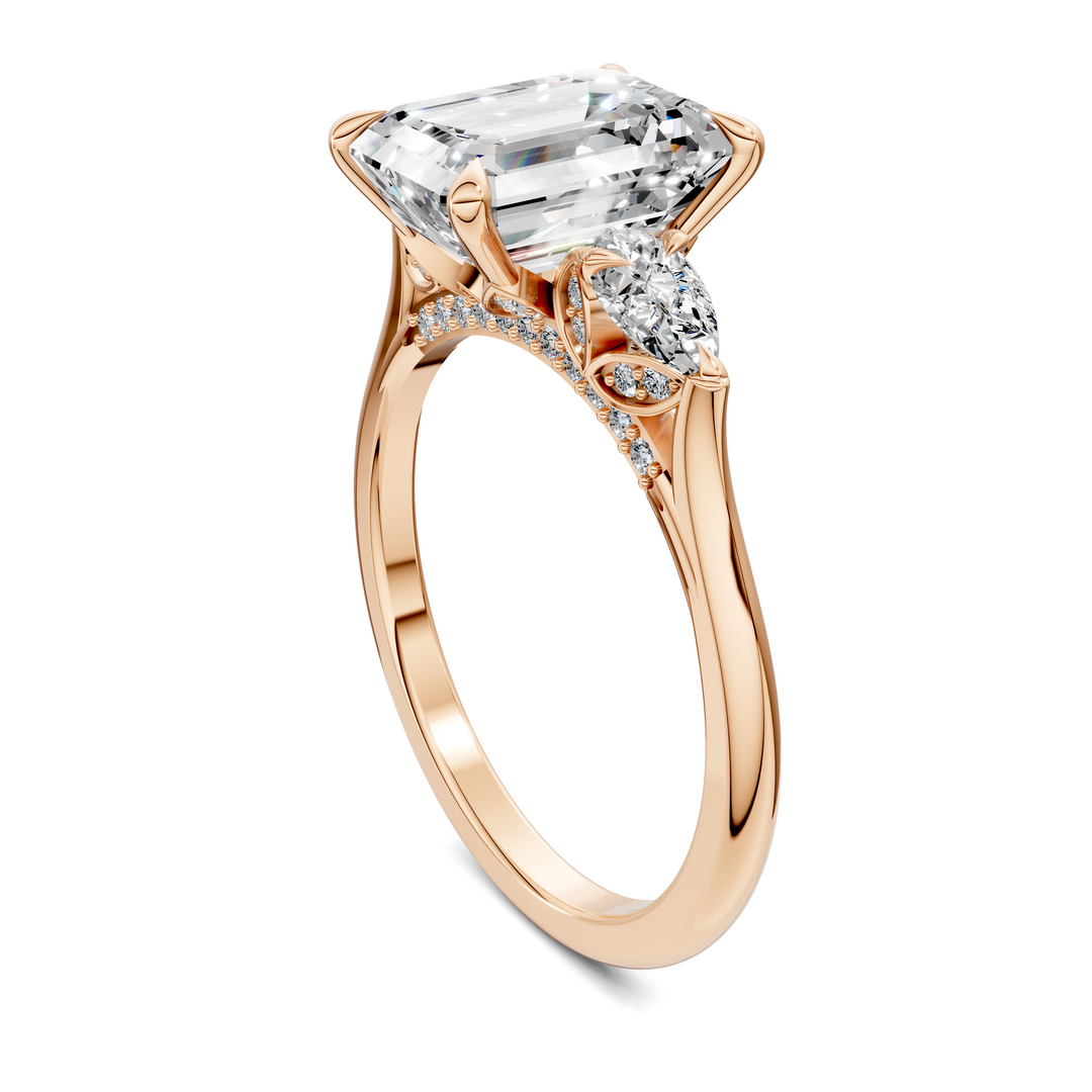 Lesley Nature Three Stone Ring