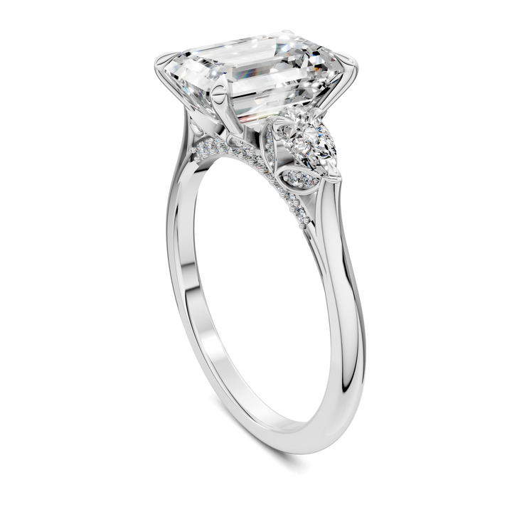 Lesley Nature Three Stone Ring