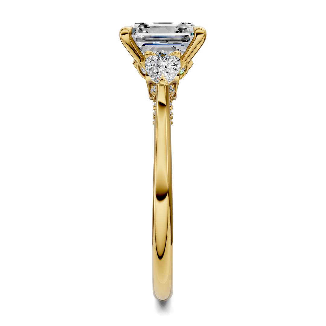 Lesley Nature Three Stone Ring