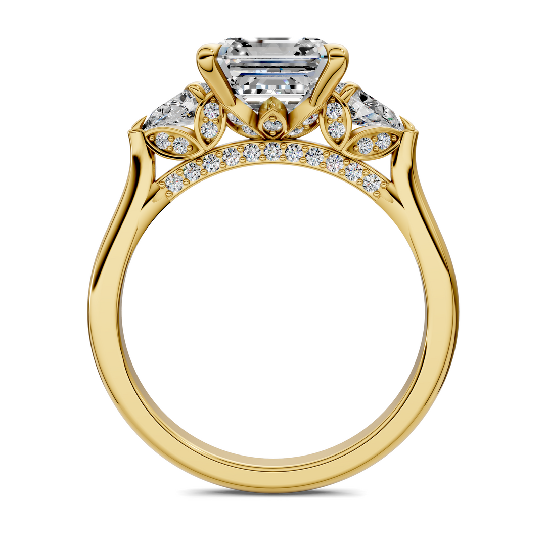 Lesley Nature Three Stone Ring