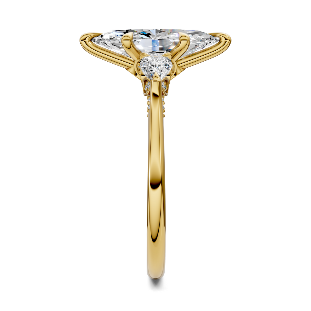 Lesley Nature Three Stone Ring