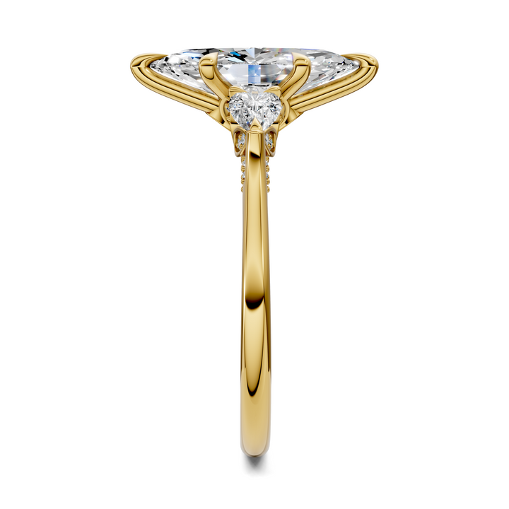 Lesley Nature Three Stone Ring