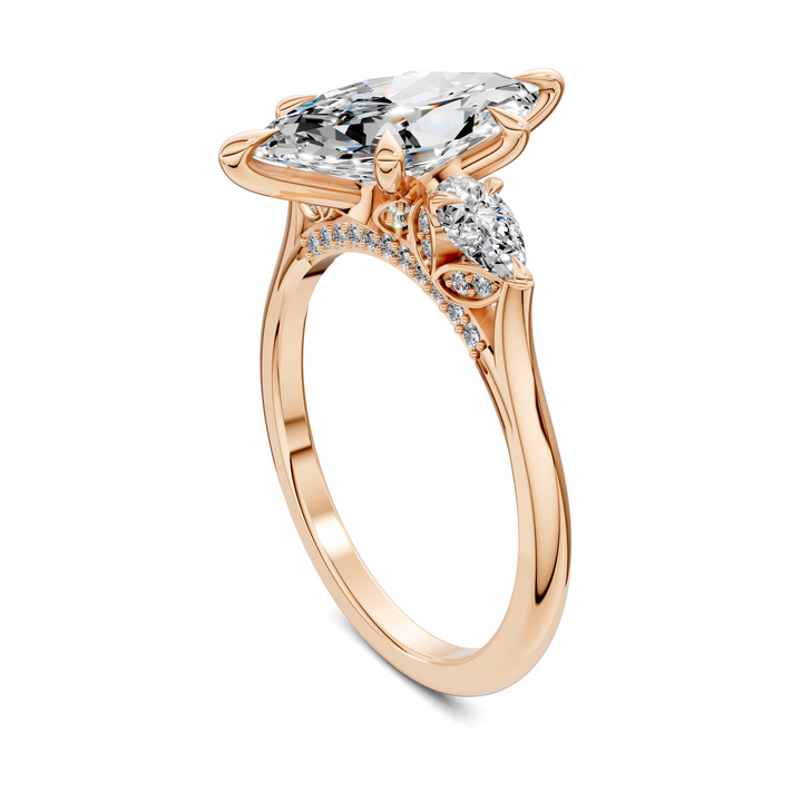 Lesley Nature Three Stone Ring