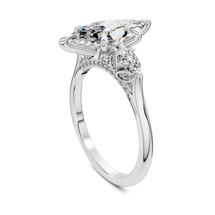 Lesley Nature Three Stone Ring