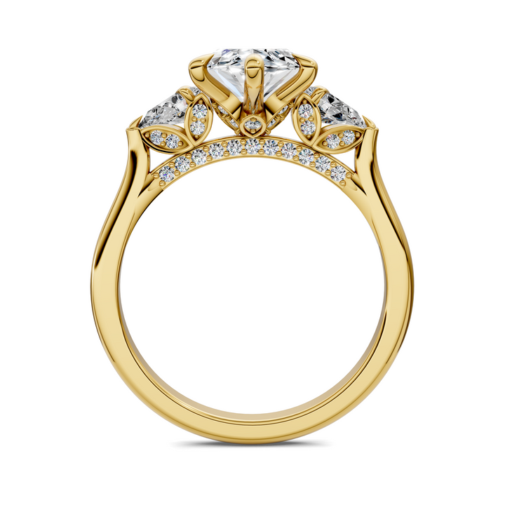 Lesley Nature Three Stone Ring