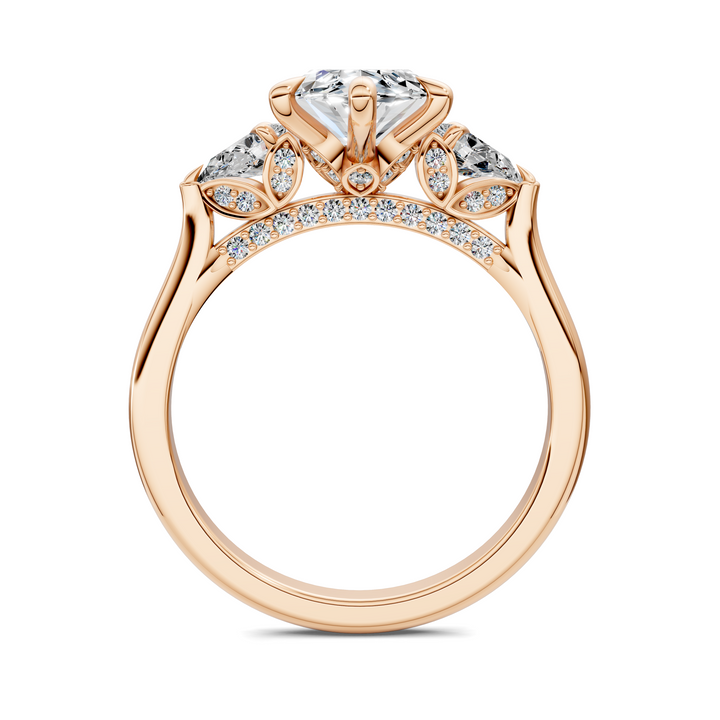 Lesley Nature Three Stone Ring