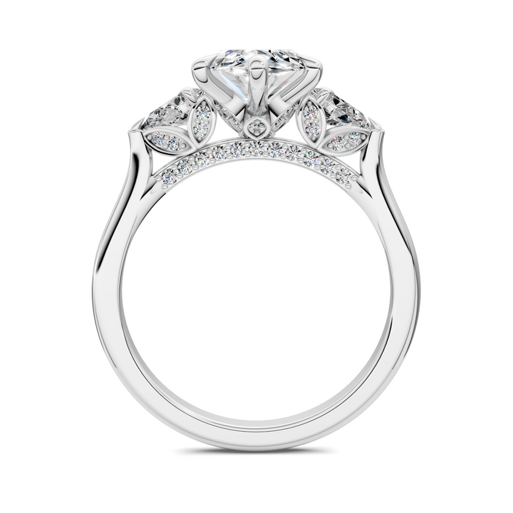 Lesley Nature Three Stone Ring