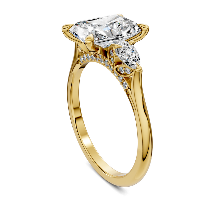 Lesley Nature Three Stone Ring