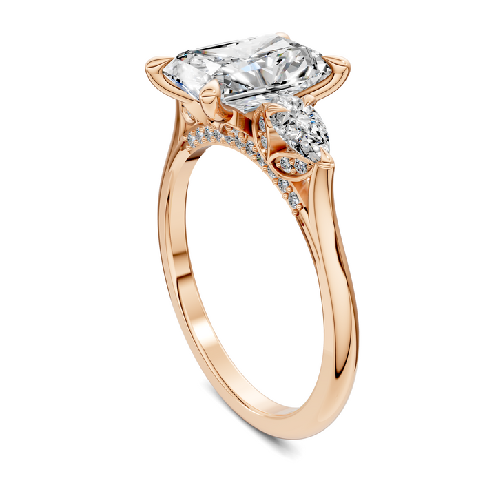 Lesley Nature Three Stone Ring