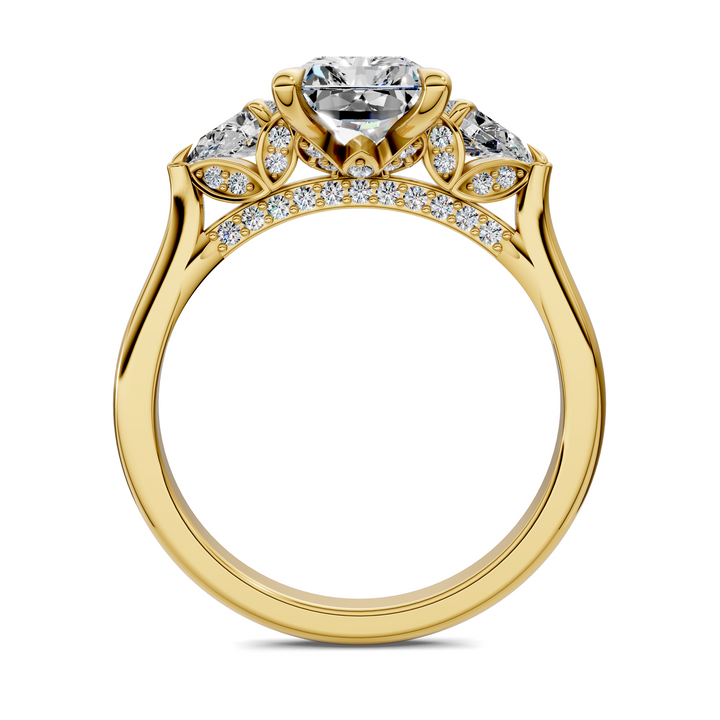 Lesley Nature Three Stone Ring