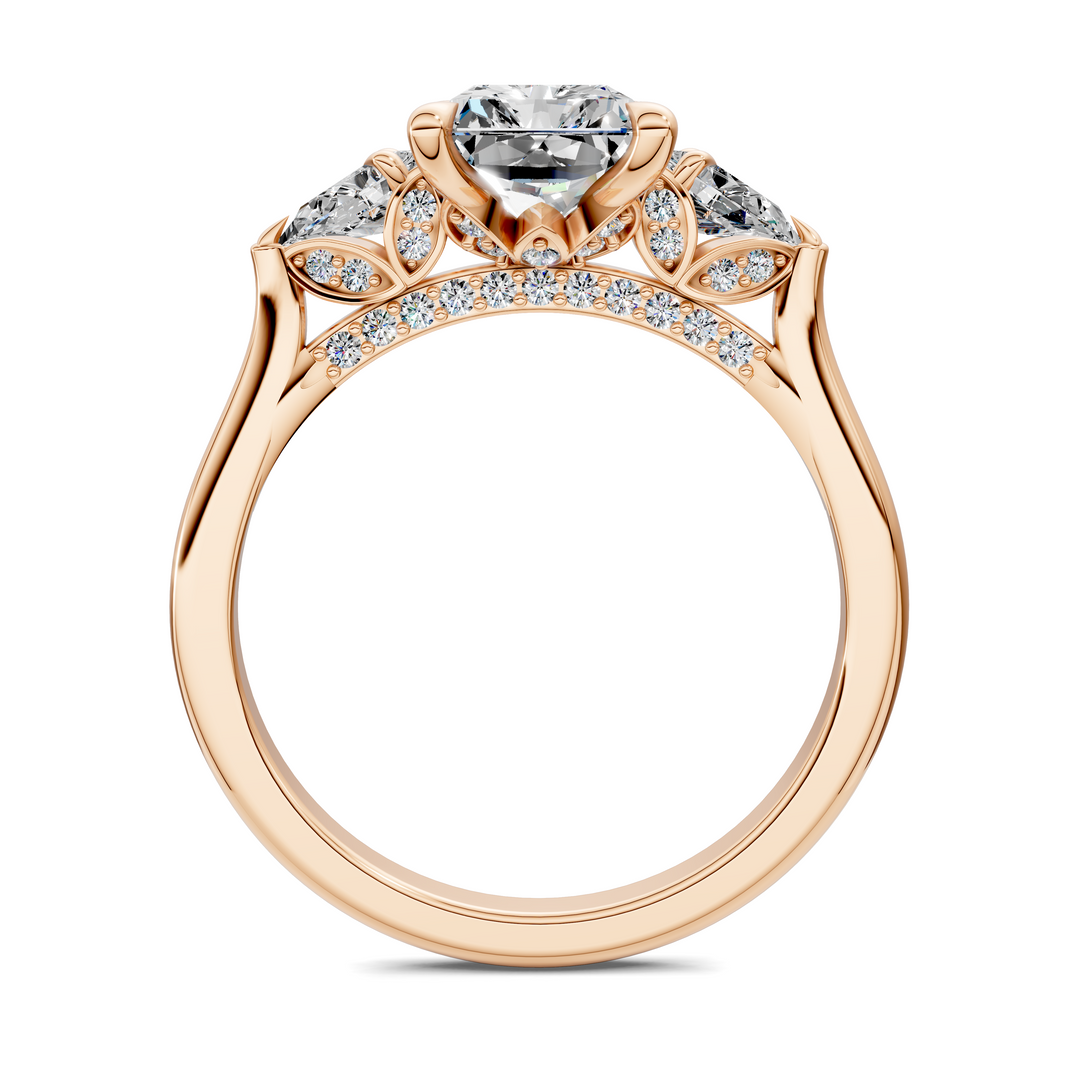 Lesley Nature Three Stone Ring