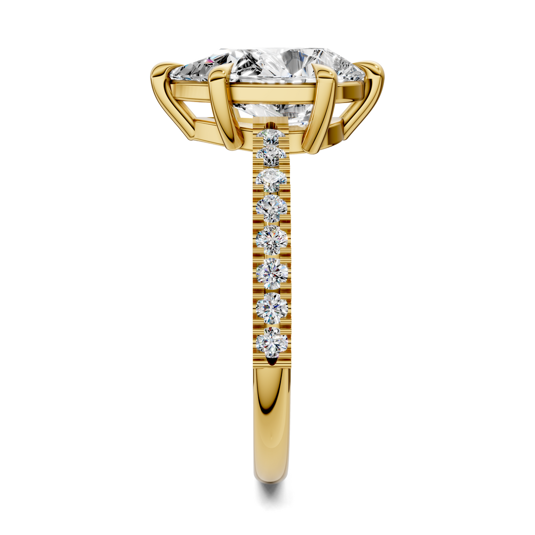 Kira Low Profile Pavé Ring
