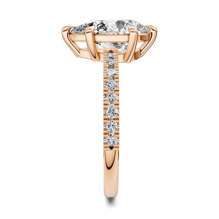 Kira Low Profile Pavé Ring Setting