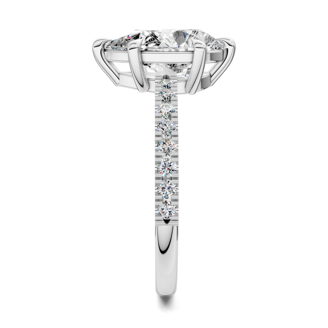 Kira Low Profile Pavé Ring