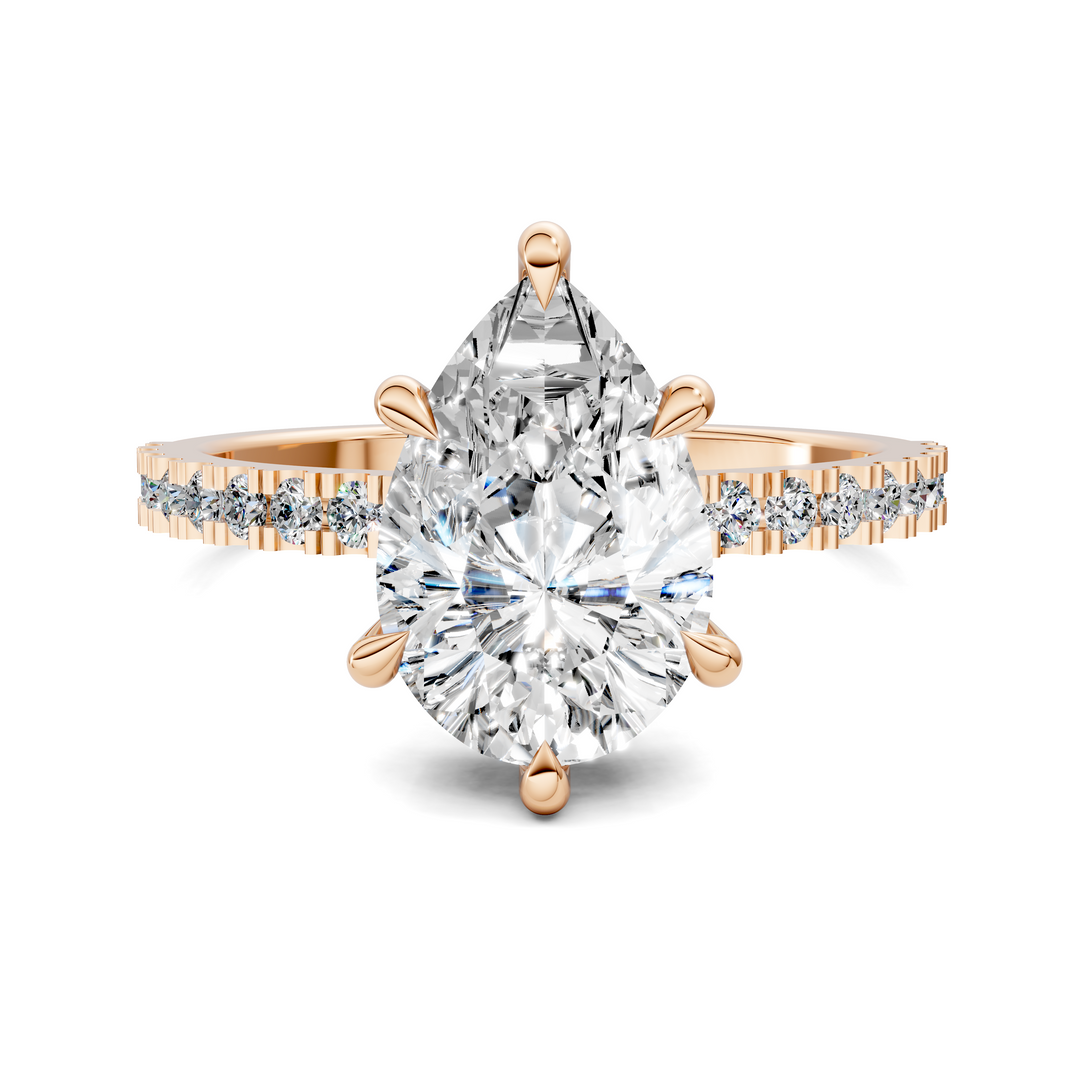 Kira Low Profile Pavé Ring