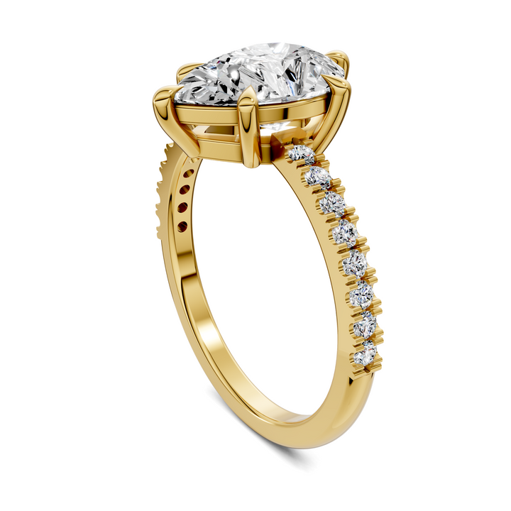 Kira Low Profile Pavé Ring