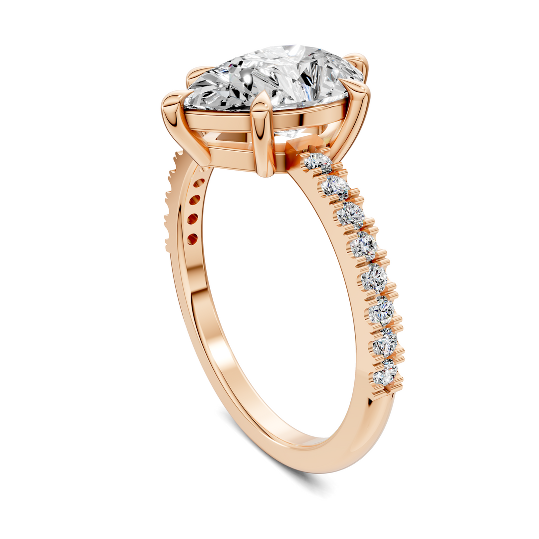 Kira Low Profile Pavé Ring