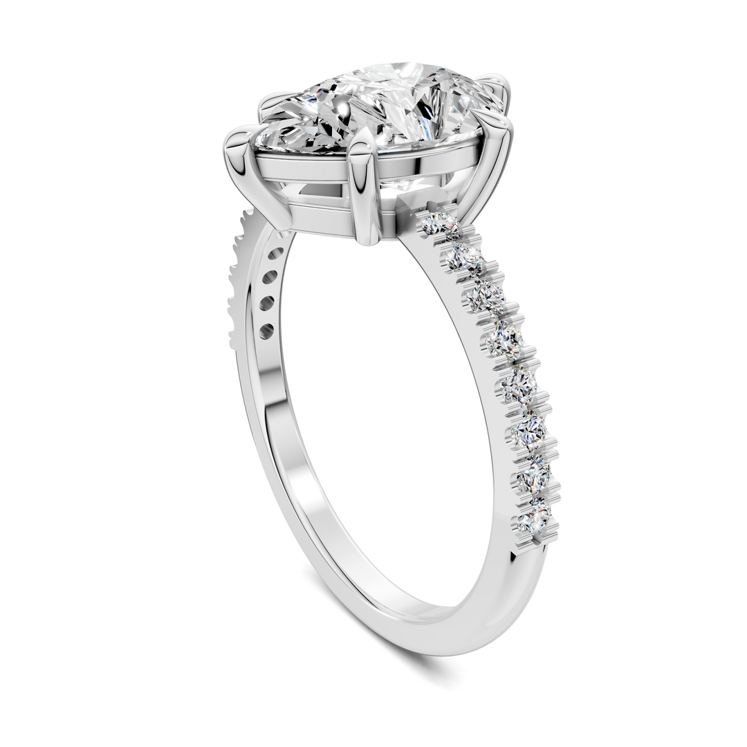 Kira Low Profile Pavé Ring