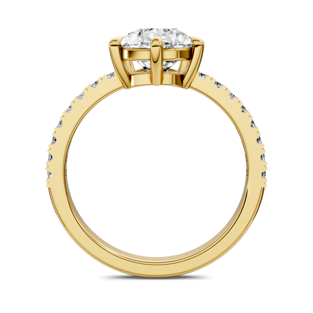 Kira Low Profile Pavé Ring
