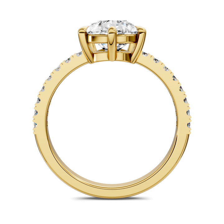 Kira Low Profile Pavé Ring