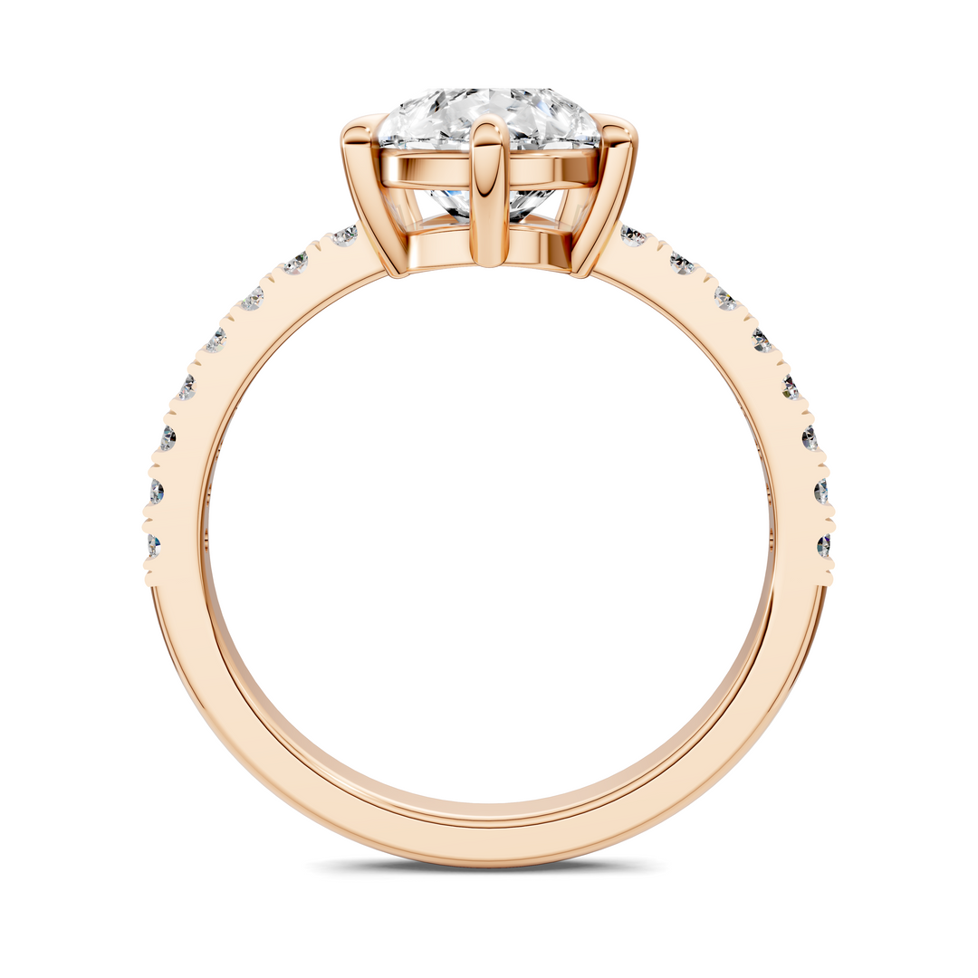 Kira Low Profile Pavé Ring Setting