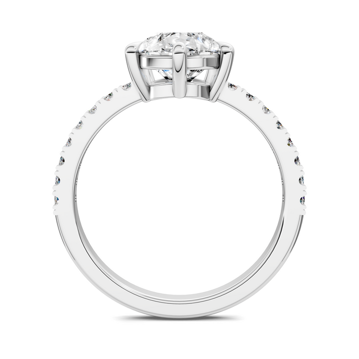 Kira Low Profile Pavé Ring Setting
