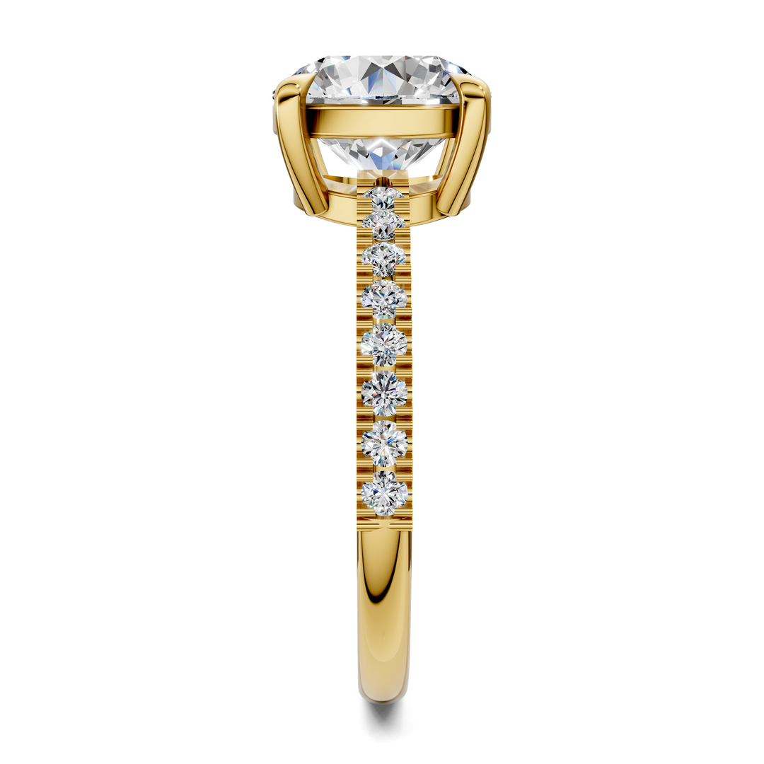 Kira Low Profile Pavé Ring